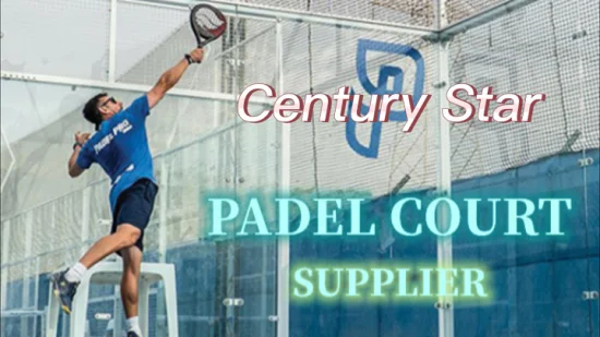 Century Star 2023, горячая распродажа, панорамный корт для игры в падел Canchas De Padel, открытый теннисный корт с веслом на продажу